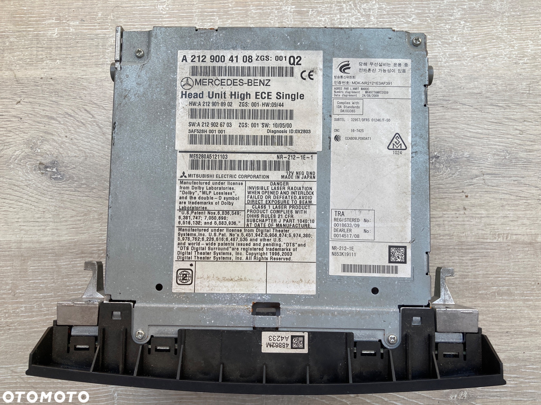 Radio Mercedes A2129004180 - 2
