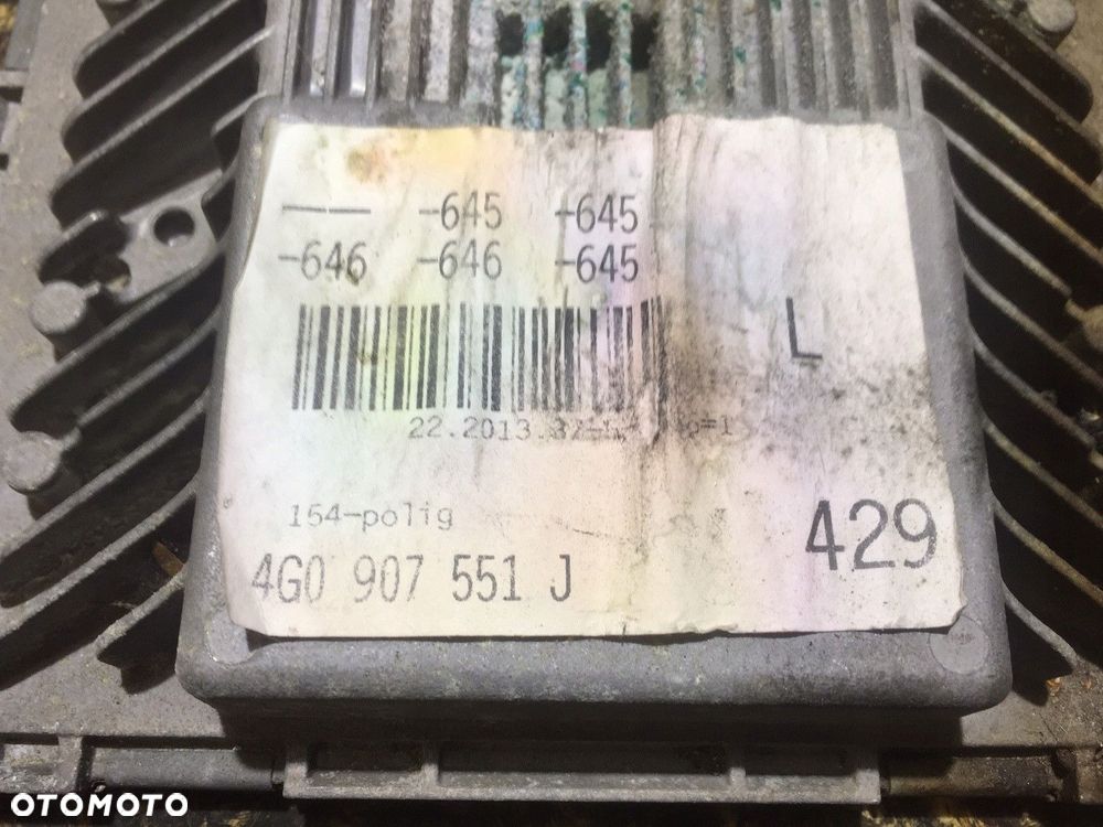 audi a6 c7 a7 4g 3.0 tfsi ctua komputer sterownik silnika 4g0907551j - 2