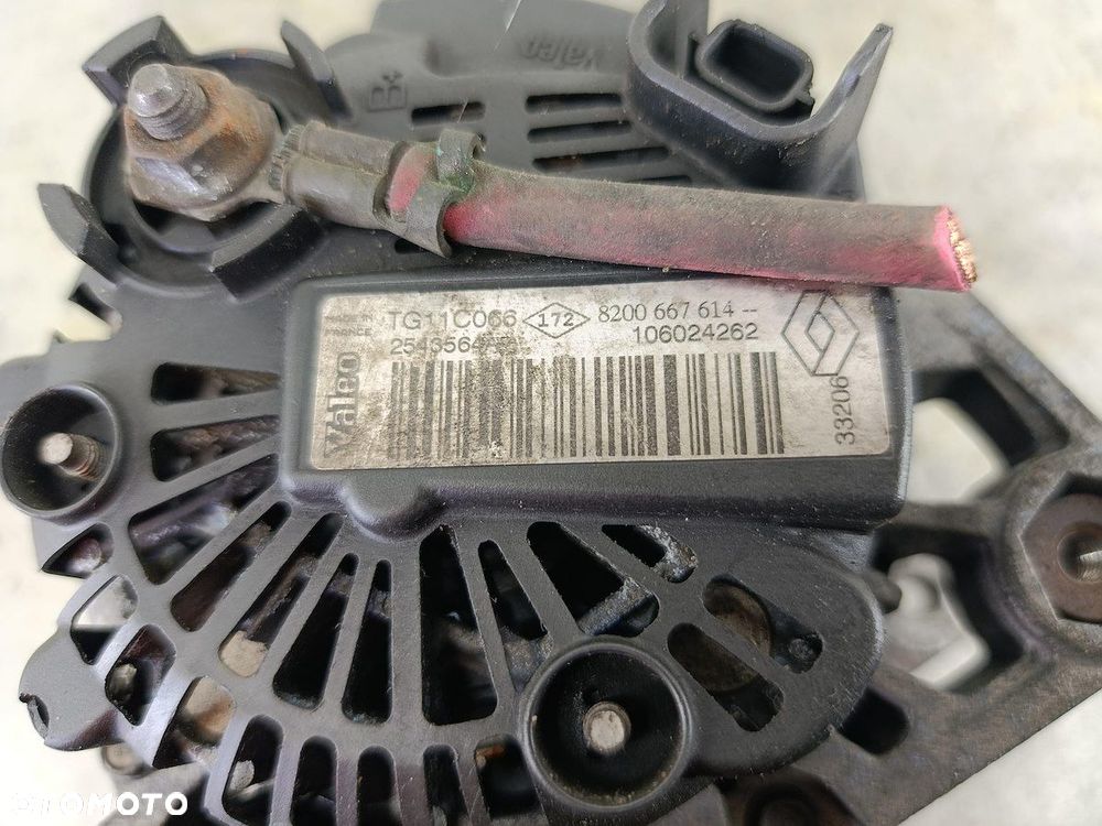 ALTERNATOR RENAULT MEGANE II FL 8200667614 TG11C066  2543564  1.5 DCI - 7