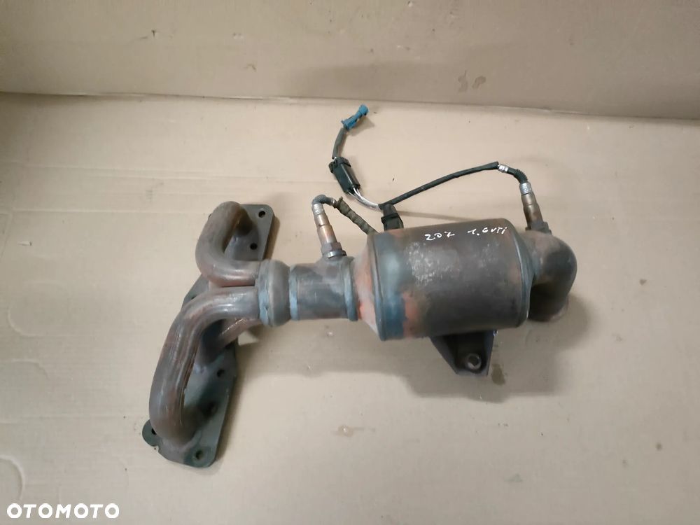 PEUGEOT 207 06- 1.6 VTI KOLEKTOR WYDECHOWY KATALIZATOR - 1