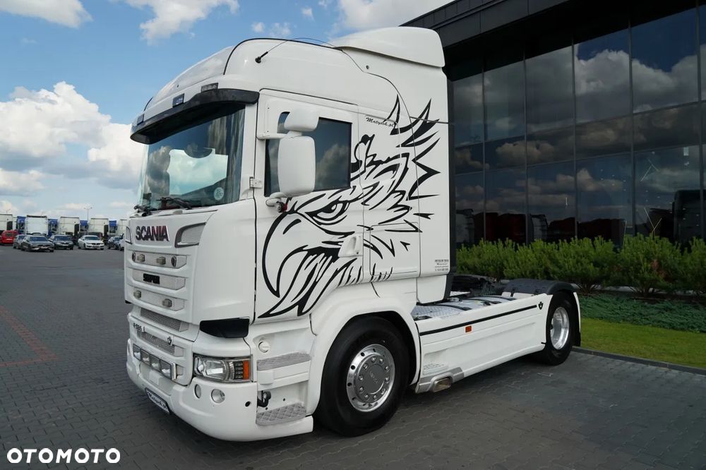 Scania R 580 / V8 / RETARDER / CAŁA NA PODUSZKACH / KLIMA POSTOJOWA / SKÓRY / OPONY 100 % / PO ZŁOTYM KONTRAKCIE SERWISOWYM - 5