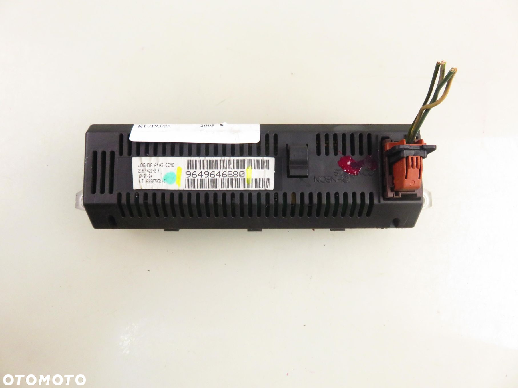 WYŚWIETLACZ CITROEN C4 I 9649646880 - 6