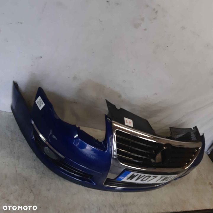 } ZDERZAK PRZÓD PRZEDNI VW VOLKSWAGEN PASSAT B6 LD5Q GRANAT GRANATOWY - 3