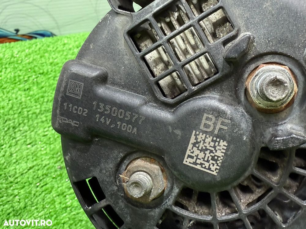 ALTERNATOR OPEL ASTRA J 1.6 BENZINA 2011 COD OEM 13500577 1648232480 13595628 2009-2018 - 8