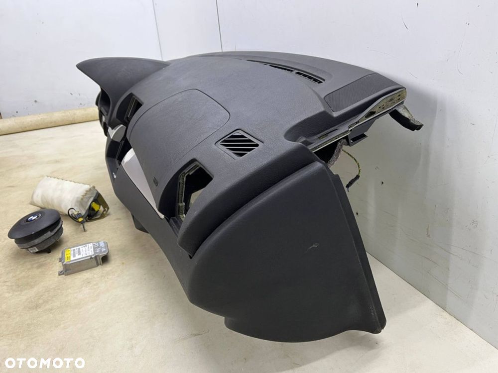 Deska rozdzielcza BMW X5 E53 przedlift 99-03r. kokpit konsola poduszki powietrzne AIRBAG komplet - 7