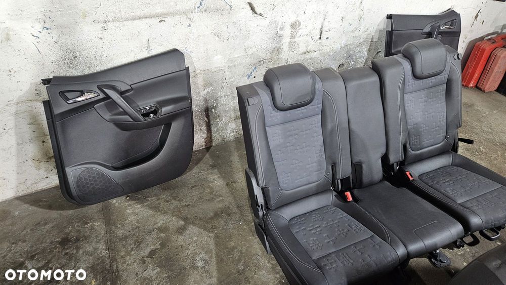 Środek tapicerka wnętrze fotele boczki opel meriva b półskóra - 6