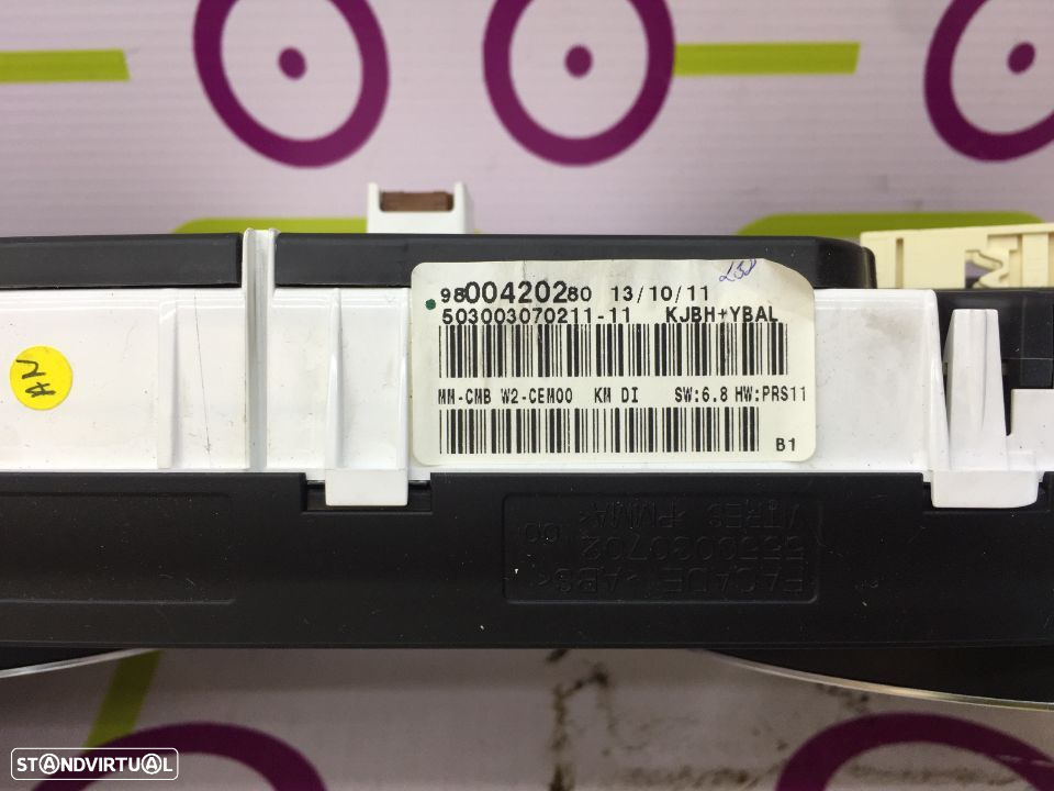 Quadrante Peugeot 508 1.6 HDi 112 Cv de 2012 - Ref: 9678565980 - NO740015 - 2