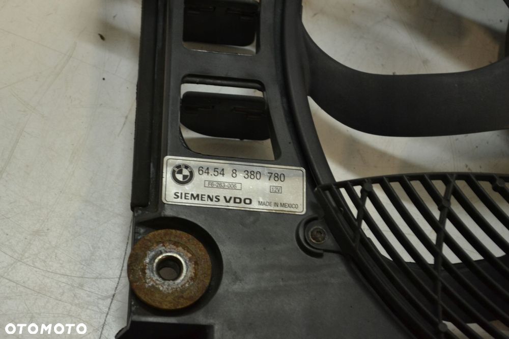 WENTYLATOR CHŁODNICY KLIMATYZACJI BMW E39 4PIN 8380780 - 4