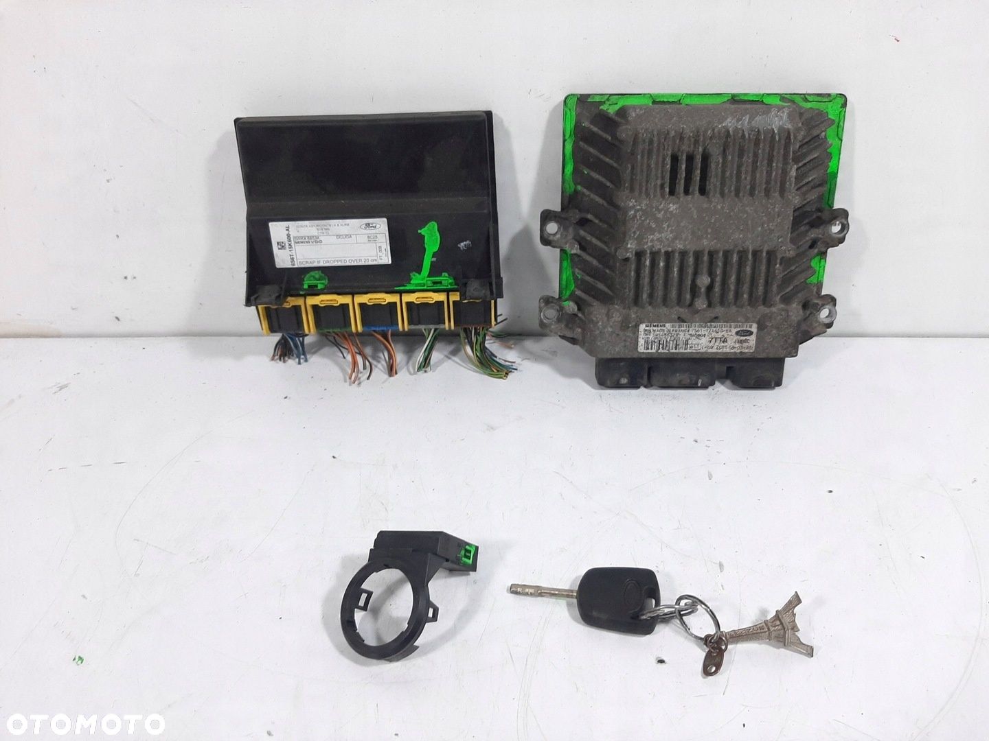 FORD FIESTA MK5MK6 LIFT 1.4TDCI 08R STEROWNIK SILNIKA ZESTAW 7S61-12A650-EA - 1