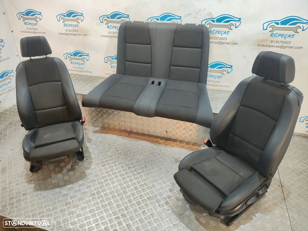 Conjunto Bancos Pele e Tecido Pack M BMW Serie 1 Cabrio E88 - 3