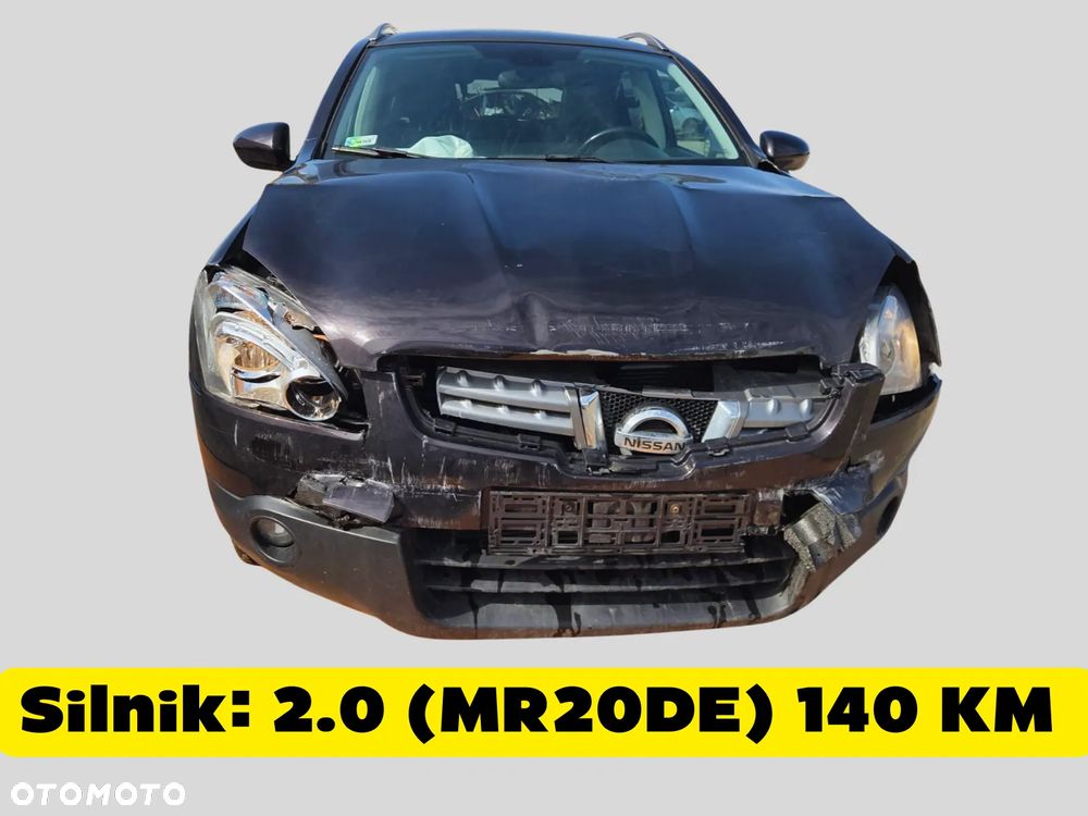 Nissan Qashqai I 2009 Silnik 2.0 (MR20DE) 140 KM (103 kW) GAB Na części silnik, drzwi, klapa bagażnika, zderzak, lampa - 2