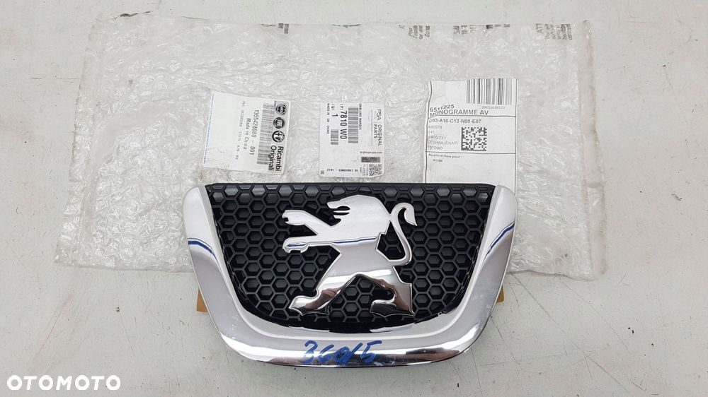peugeot bipper tepee 08- znaczek emblemat przód - 1