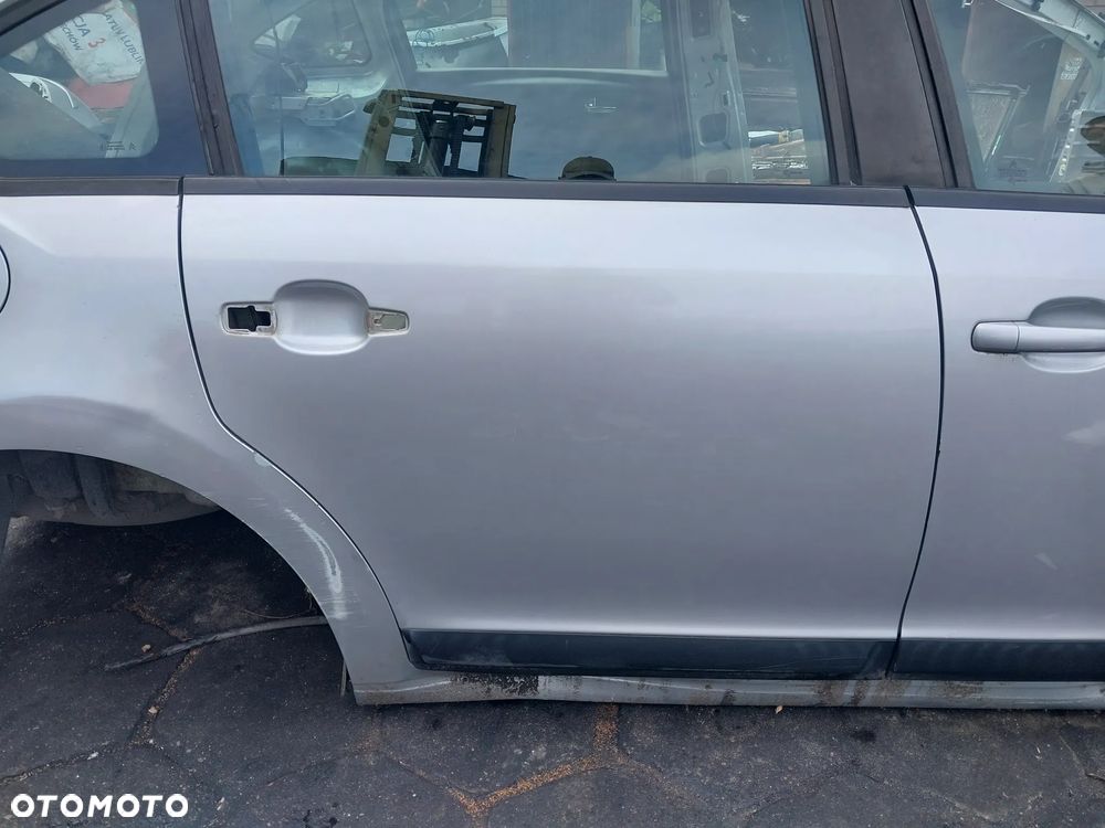 Drzwi Citroen C4 Lift FL kolor EZR srebrne prawy tył tylne tylnie zamek lusterko podnośnik szyby - 3