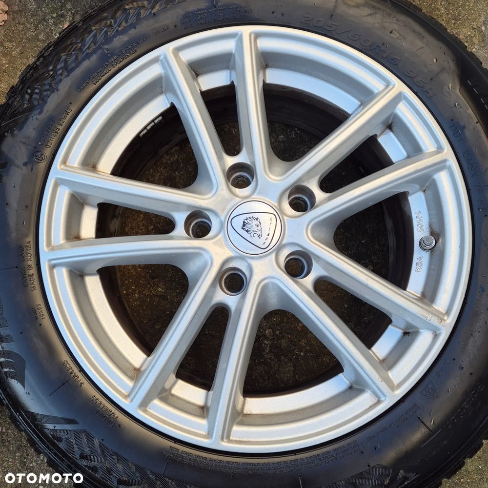 ZIMA KOŁA 5x120 BMW F30 F31 F32 F33 F36 X1 E84 E90 205/60 R16 +czujniki - 3