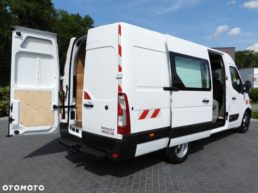 Renault MASTER FURGON BRYGADÓWKA 7 MIEJSC TEMPOMAT BLIŹNIACZE KOŁA KLIMATYZACJA  145KM - 4