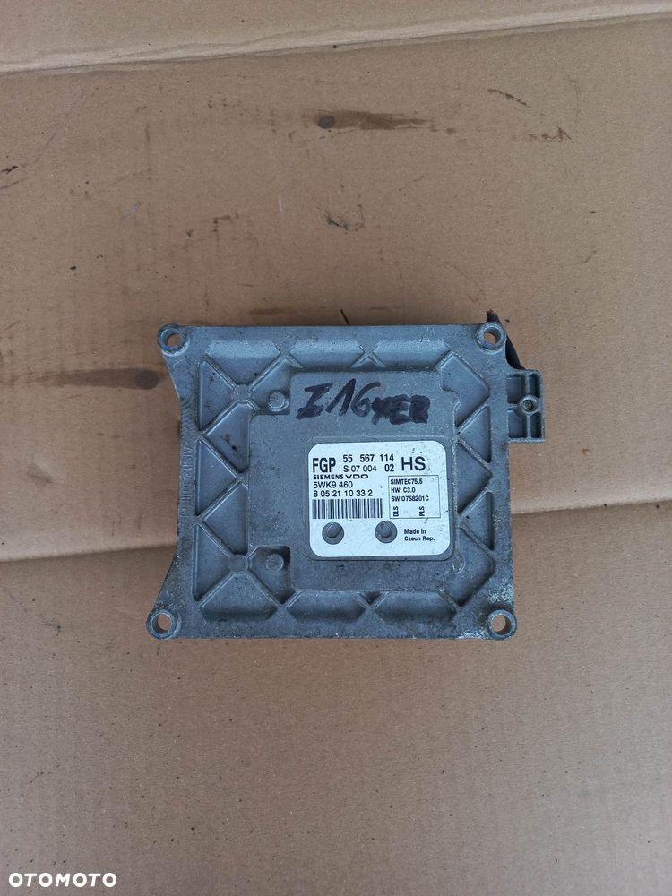 KOMPUTER SILNIKA 55567114 ASTRA H 1.6 B Z16XER