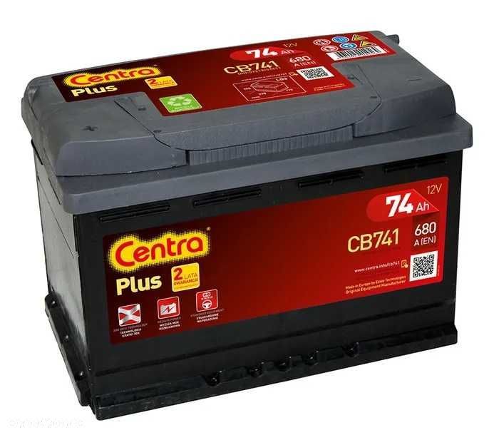 Akumulator Centra plus CB741 12V 74ah 680a L+ Radom wysyłka - 1