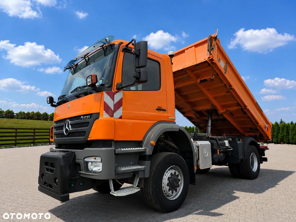 Mercedes-Benz Axor 1829 4x4 | Wywrotka 3-stronna Meiller | 166 tys. km | Euro 5 | Zimowe Utrzymanie Dróg - 1