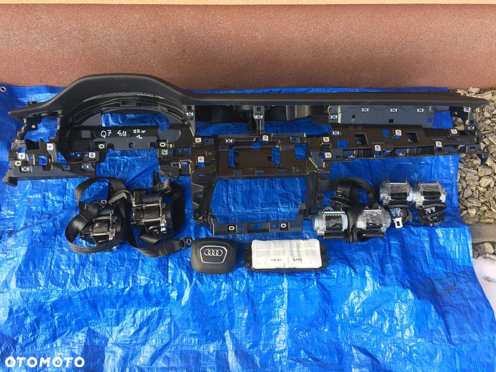 AUDI Q7 4M LIFT 7 OSOBOWA / KONSOLA / DESKA / AIRBAG / PASY / HEAD UP / ORYGINAŁ - 1