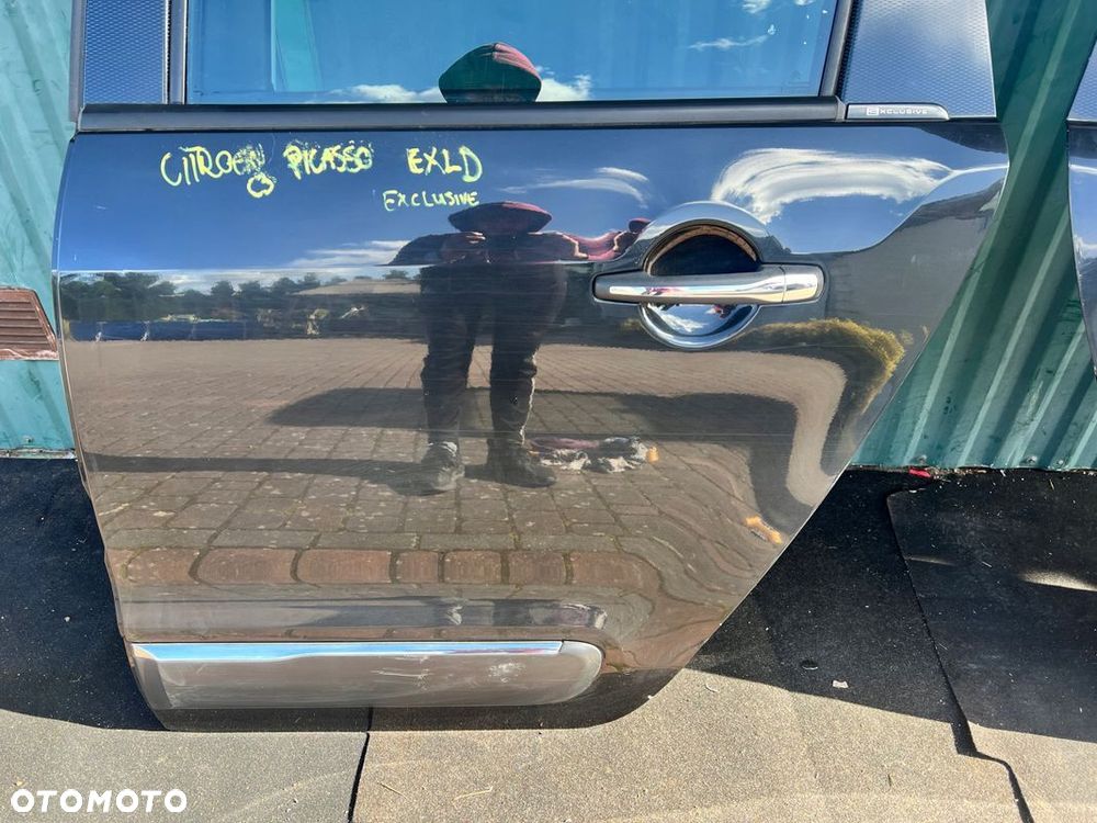 Drzwi TYLNE LEWE lewy tył CITROEN C3 PICASSO Exclusive roleta EXLD - 3