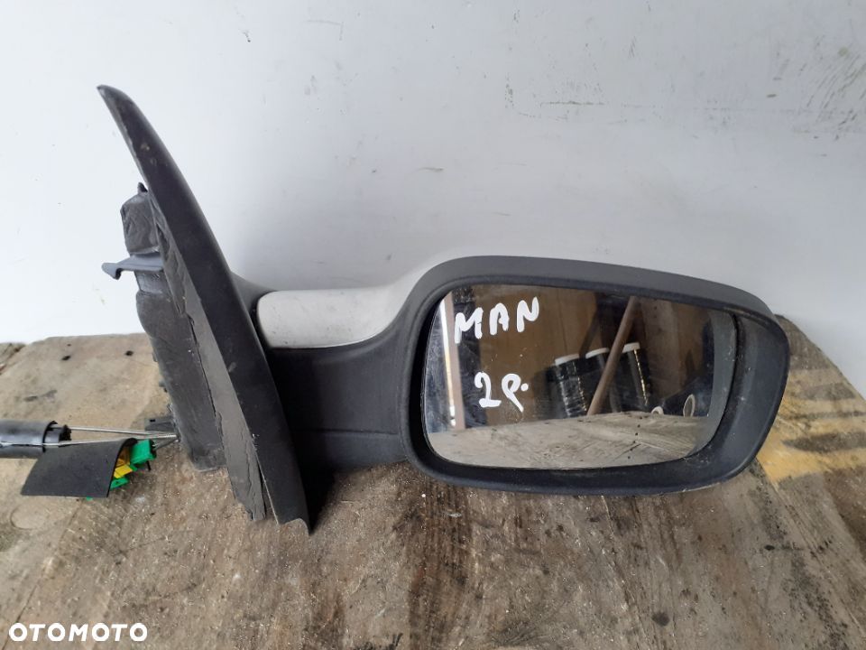 LUSTERKO MANUALNE + 2 PIN PRAWE RENAULT MEGANE 2 II TED69 ORYGINAŁ WYSYŁKA! - 3