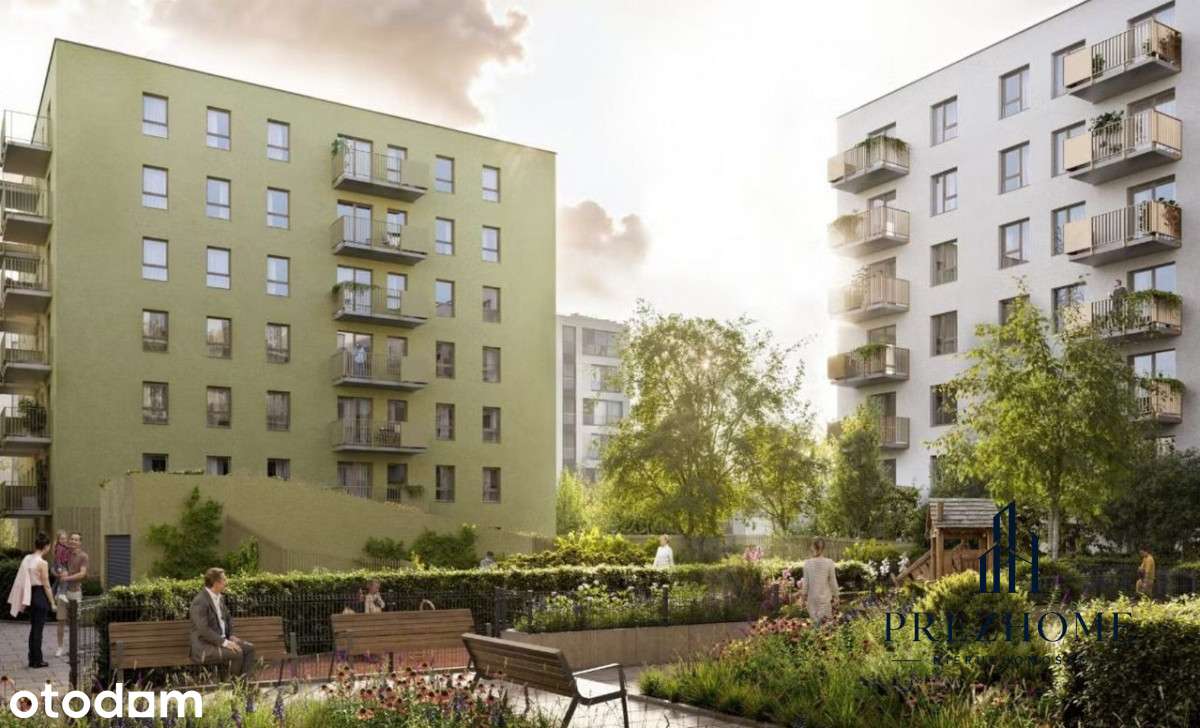 Nowe 2 pokoje z balkonem | ul. Bociana
