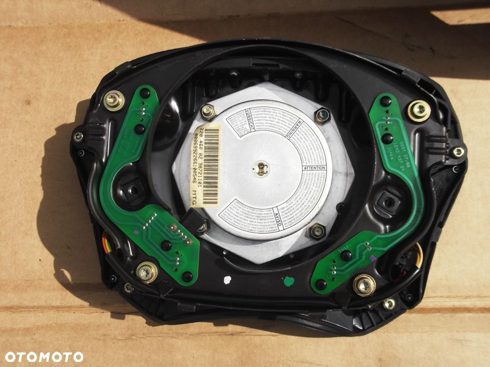 MERCEDES S-KLASA W220 KONSOLA DESKA PODUSZKI KOMPLET ORYGINAŁ EUROPA - 5