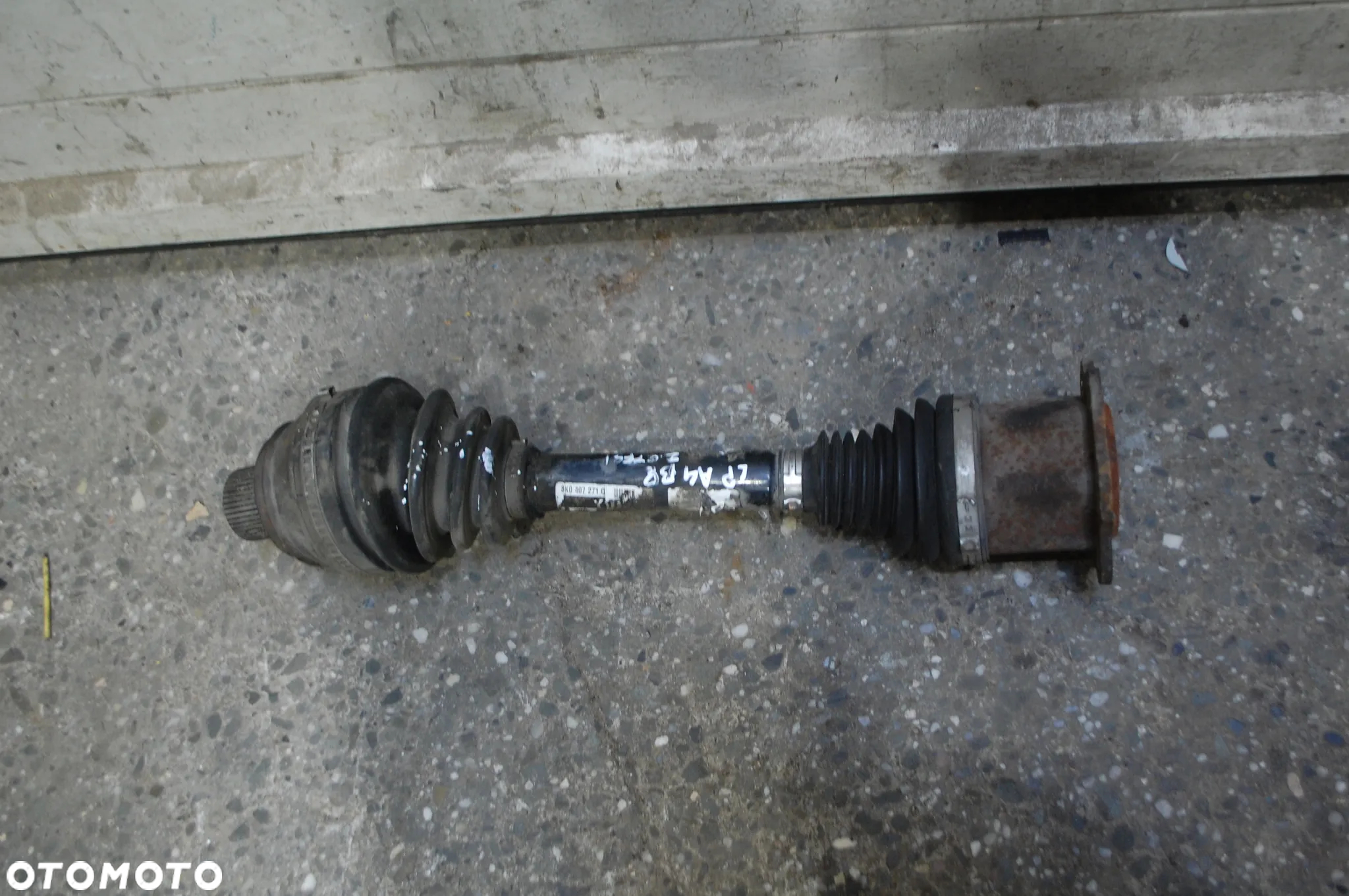 PÓŁOŚ PRAWY PRZÓD PRZEDNIA AUDI A4 B8 2.0 TFSI MANUAL 8K0407272Q - 4