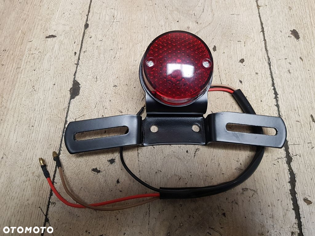Lampa tył uchwyt tablicy Harley Cafe Racer Bobber Chopper Drag - 2