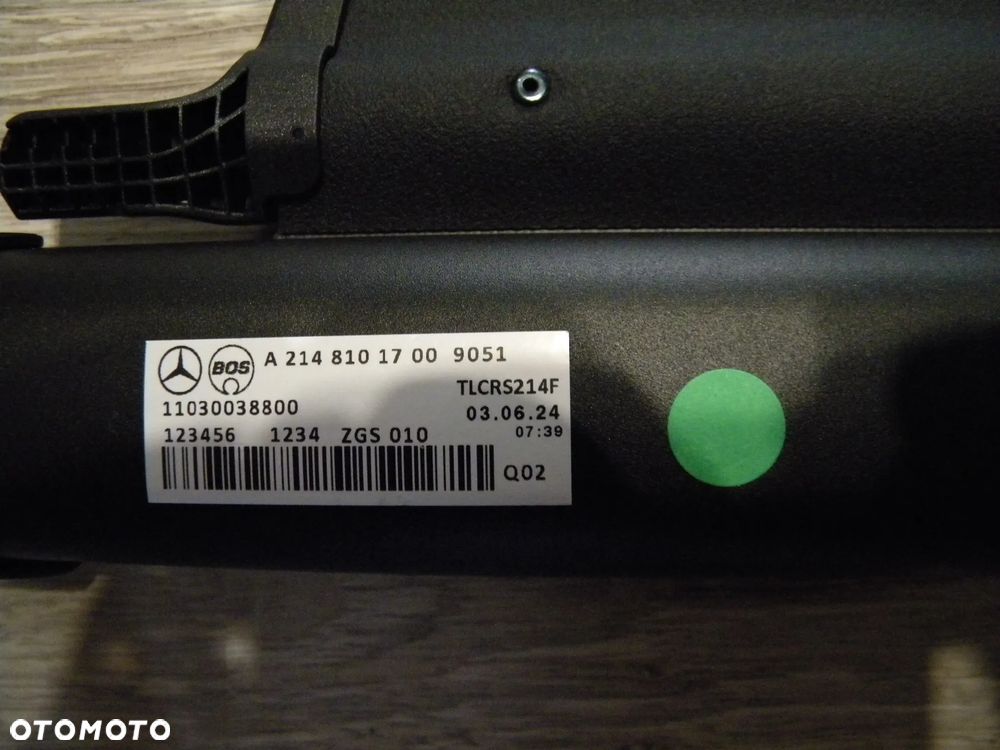 NOWA ROLETA BAGAŻNIKA MERCEDES E KLASA KOMBI  W214 A214 214 CZARN 23-25r FV  a2148101700 - 10