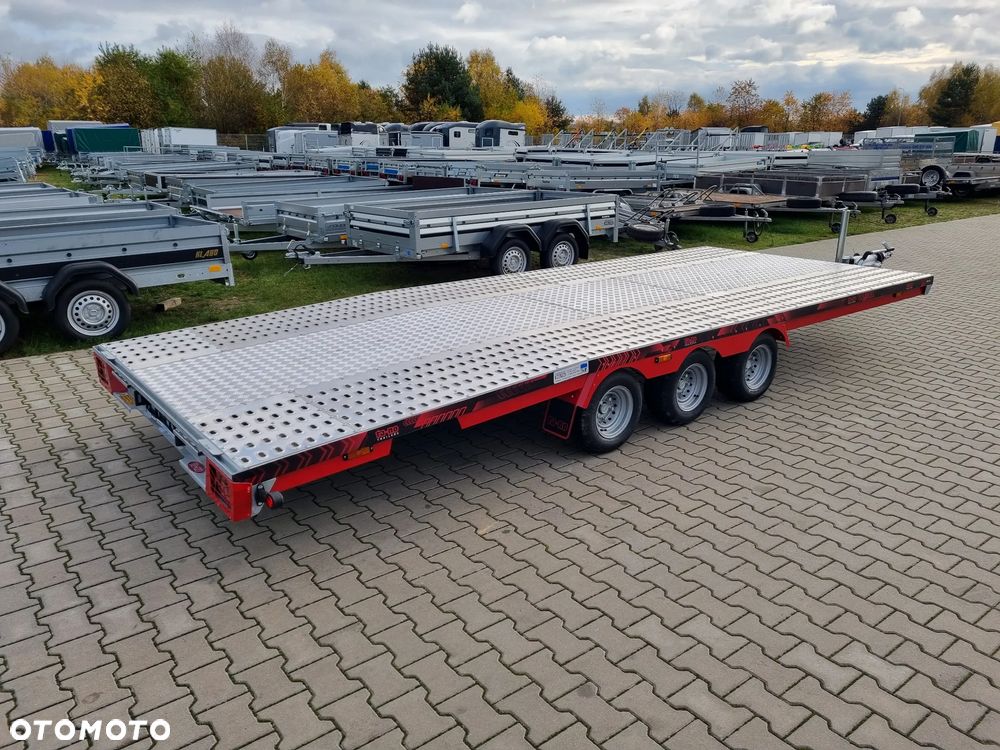 TA-NO Scorpio 55 PREMIUM laweta 3 osiowa 5.5m 3500kg DMC najazdy niski załadunek - 4