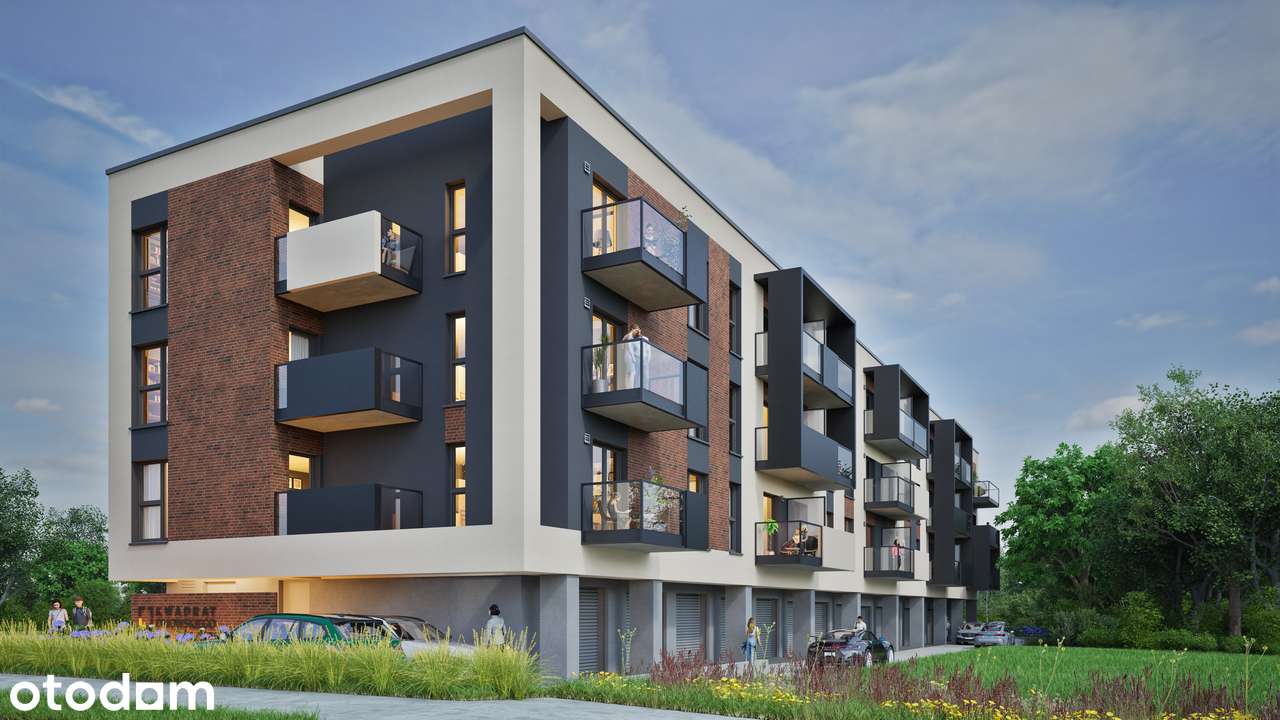 4-pok. Kameralny budynek. 2 strony świata. Balkon. Garaż.
