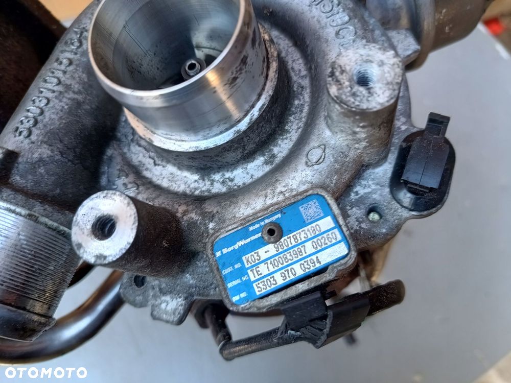 peugeot t9 citroen c4 2.0 blue hdi turbina turbosprężarka 9807873180 - 4