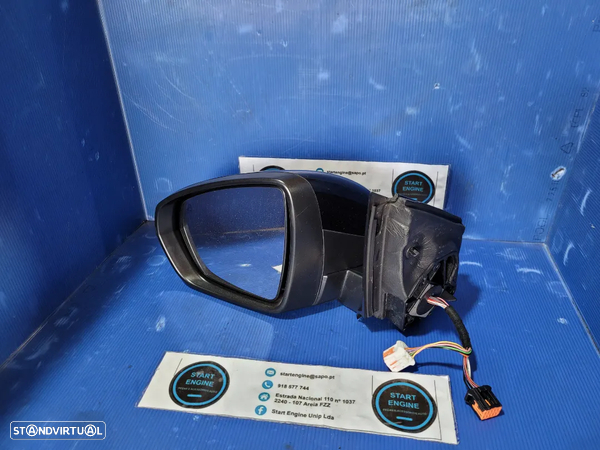 Espelho Retrovisor Peugeot 3008 II P84 rebativel eletricamente com aviso ultrapassagem