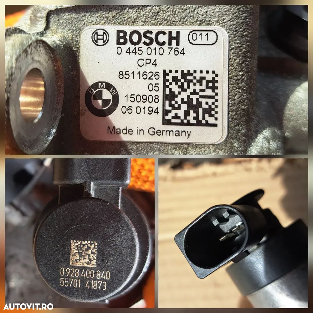 Kit injectie BMW 216 active tourer B37 F45 diesel motorina pompa inalta presiune injectoare rampa injectoare - 4