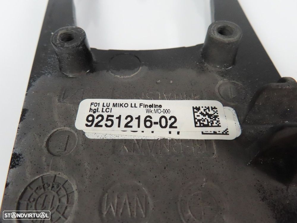 Friso consola central em Madeira Seminovo/ Original BMW 7 (F01, F02, F03, F04) 5... - 4