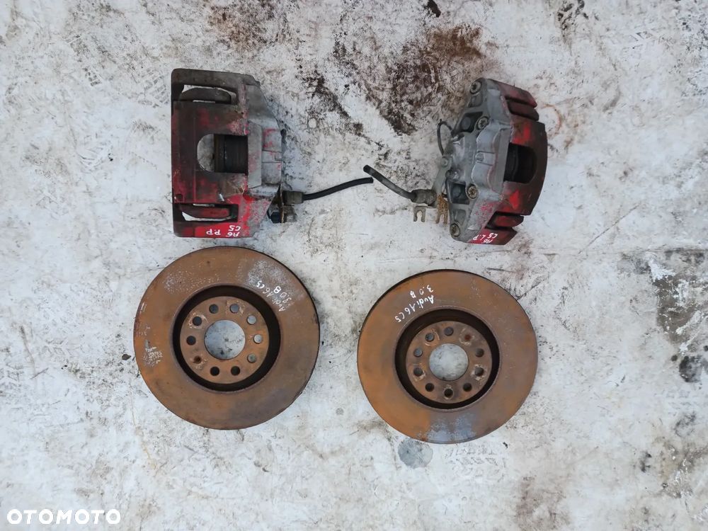 Zaciski hamulcowe 973 974 tarcze zacisk jarzmo Audi A6 C5 S6 2.8 3.0 Quattro 320mm Aluminiowe prawa lewa prawy lewy przód przedni Audi A4 B6 B7 - 1