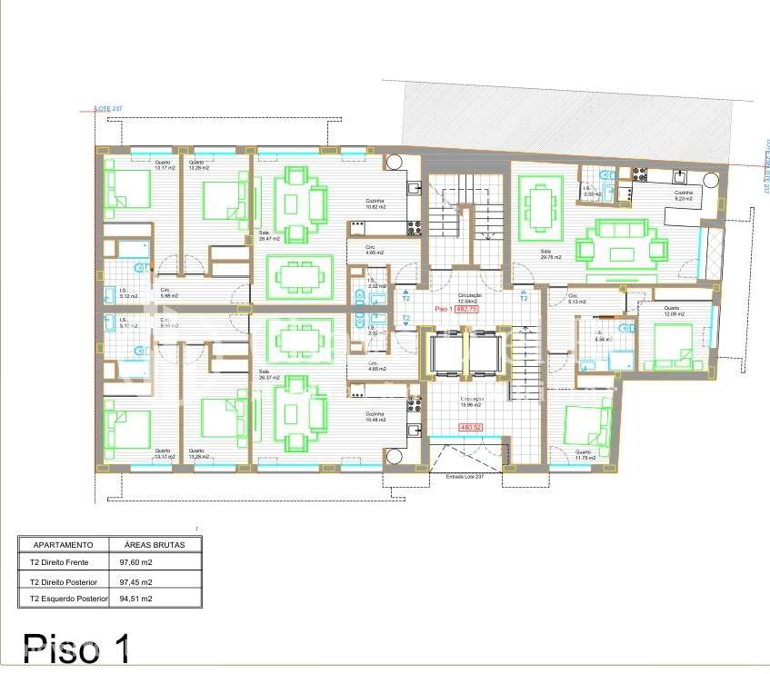 Apartamento T2 Venda em Ranhados,Viseu - Grande imagem: 5/5