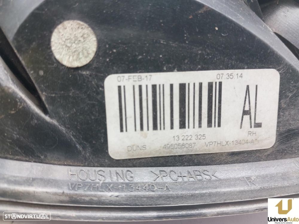 FAROLIM TRASEIRO DIREITO OPEL ASTRA H 2007 -342691834 - 3