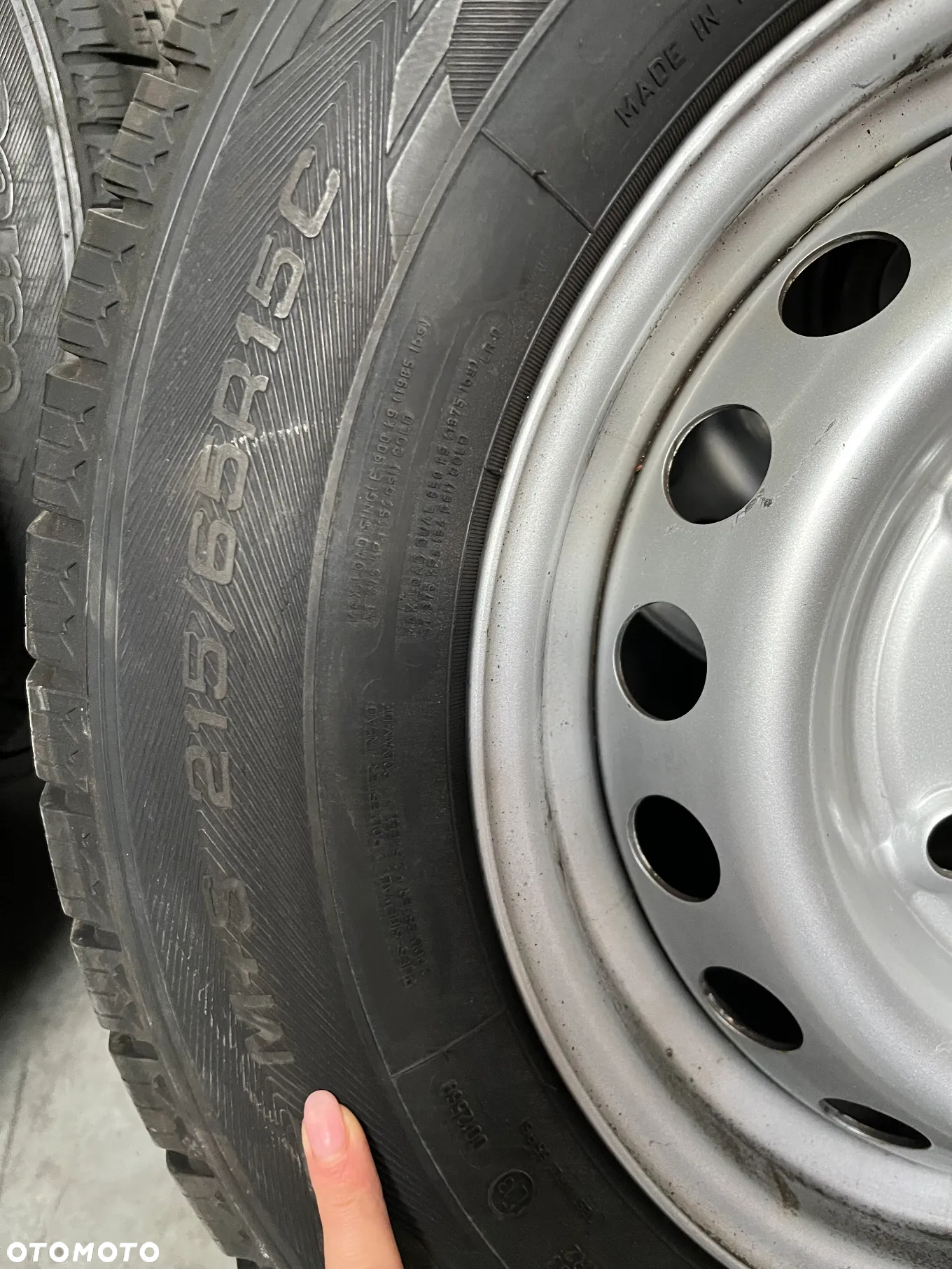 KOŁA 4x FORD TRANSIT CUSTOM KOŁA FELGI 215/65r15 C 2022rok komplet - 2