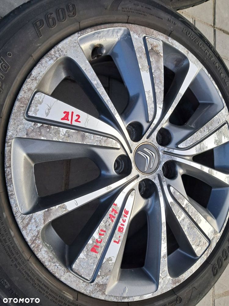 citroen c4 grand picasso ii felgi aluminiowe 5x108 e50 9677090377 - 6
