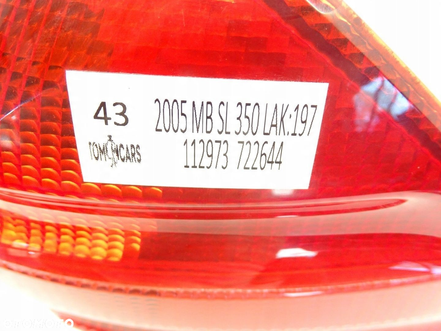 LAMPA PRAWY PRAWA TYŁ TYLNA MERCEDES SL R350 A2308200264 - 5