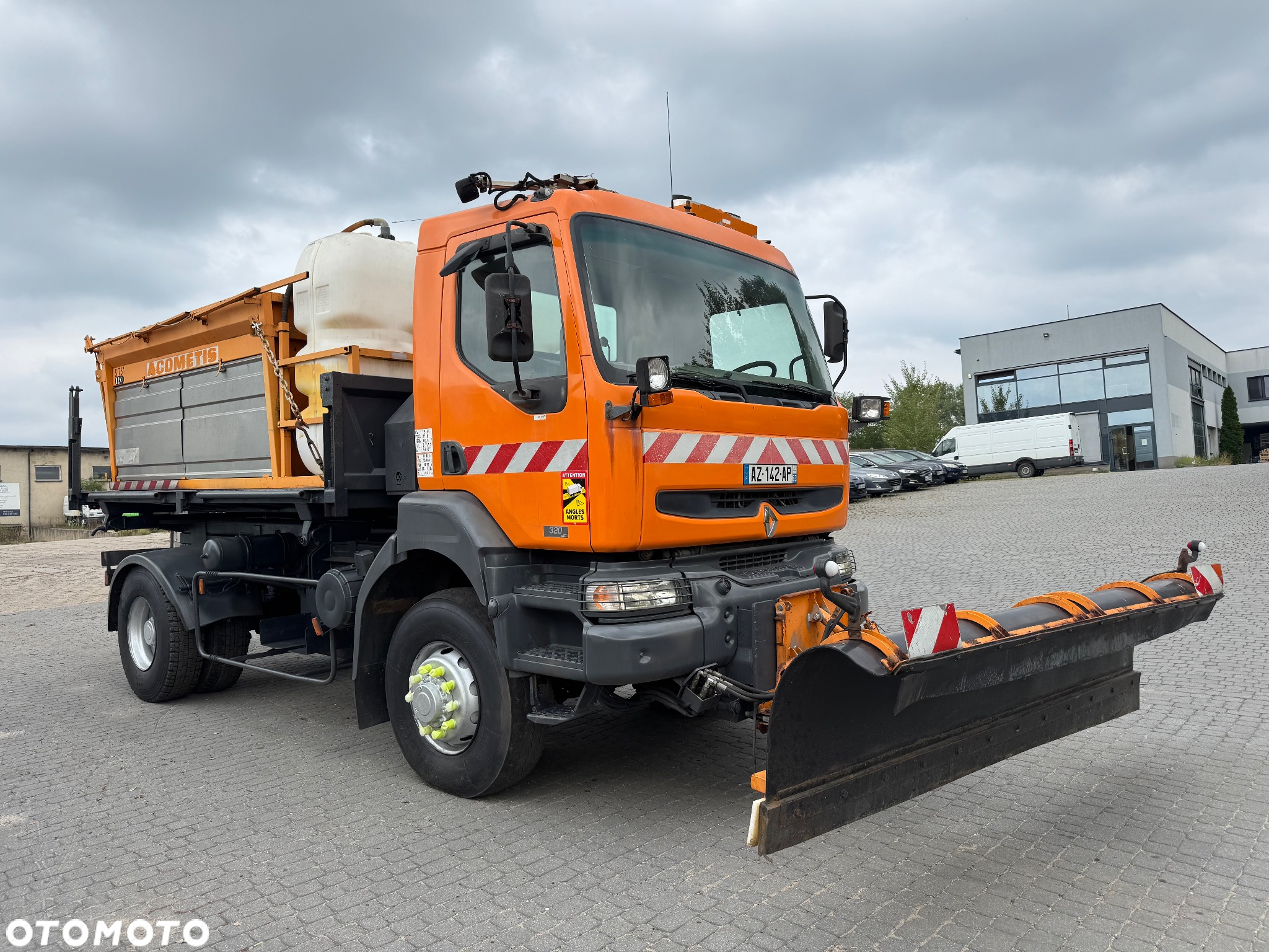 Renault Kerax 4x4 320DCi Wywrotka 3str 2004r. Klima SPECJALNY Solarka ACOMETIS Piaskarka Pług - 13