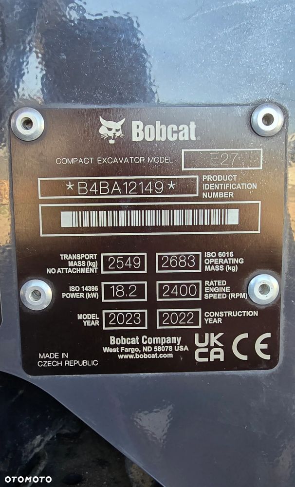 Bobcat E27 - 21