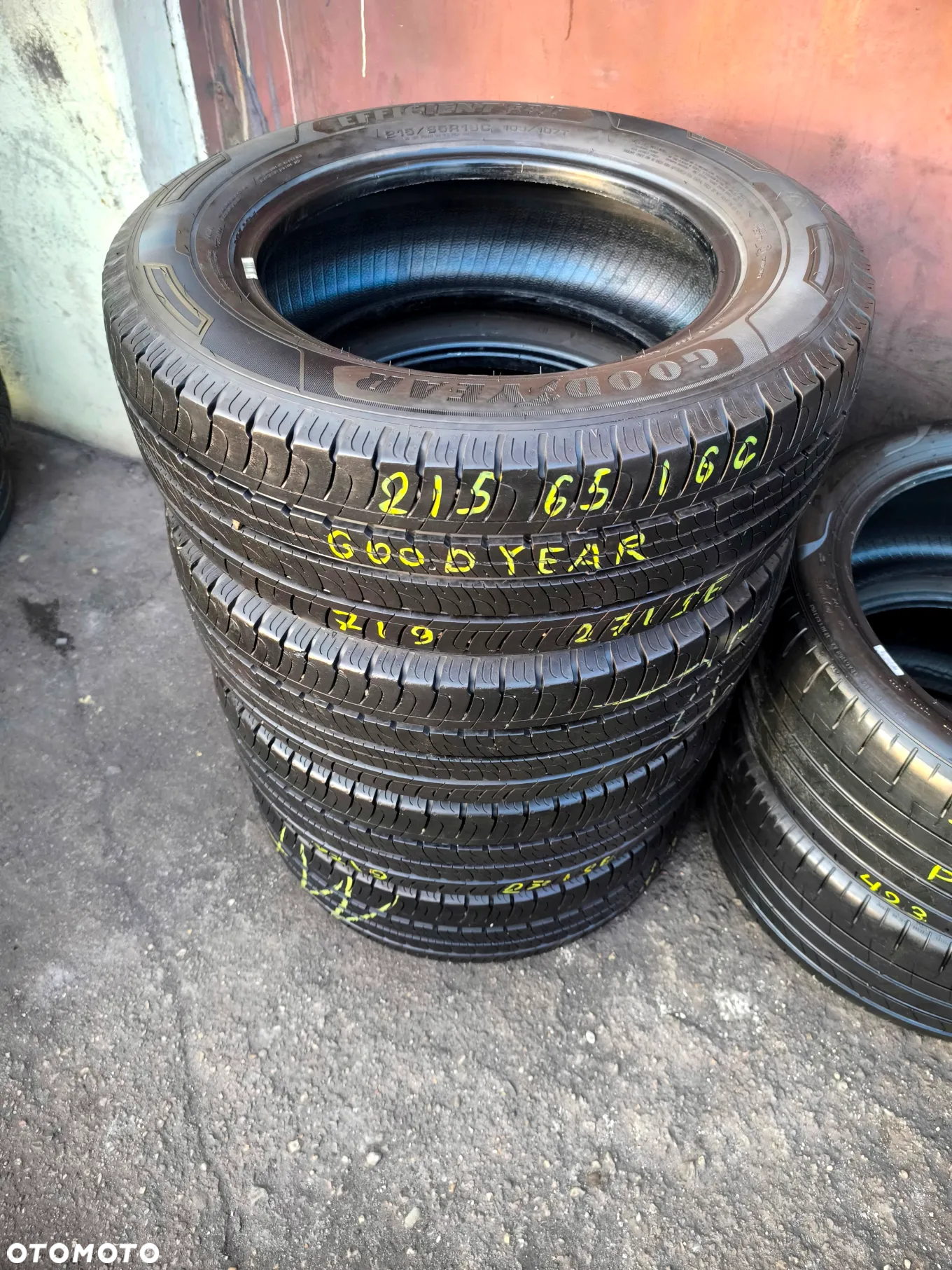 215/65R16C 109/107T 16 C Opony Letnie Lato GOODYEAR EFFICIENT GRIP CARGO 7,5mm Legnica ALU-RAD 215/65 - 7
