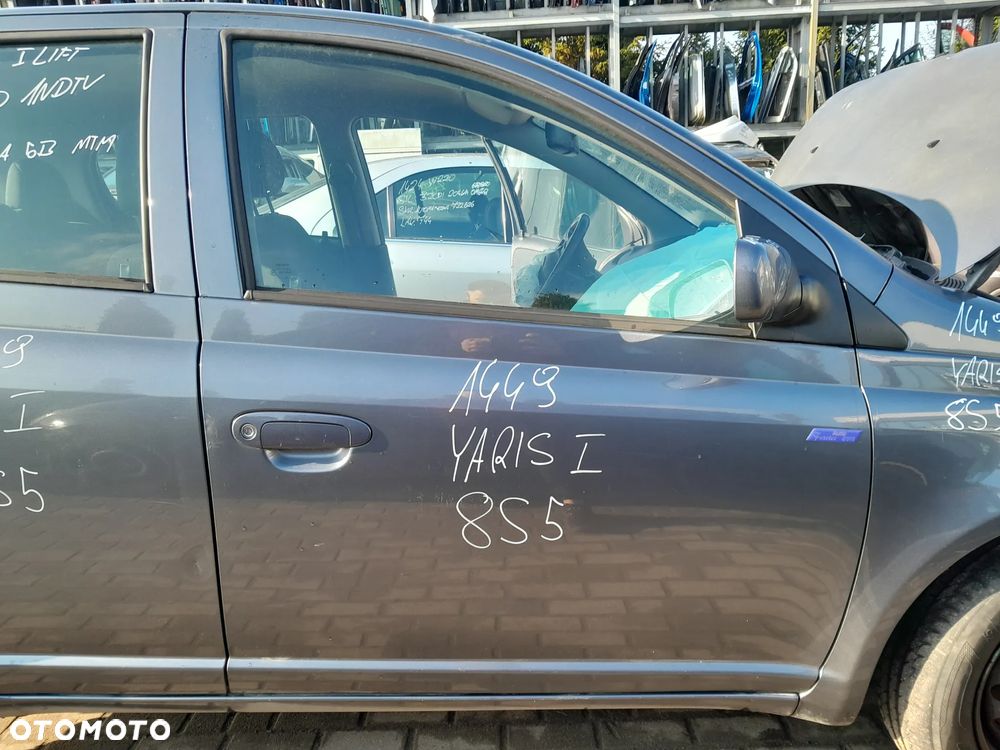 TOYOTA YARIS I LIFT DRZWI PRAWE PRZEDNIE PRAWY PRZÓD 5D KOLOR: 8S5 POMORSKIE - 1
