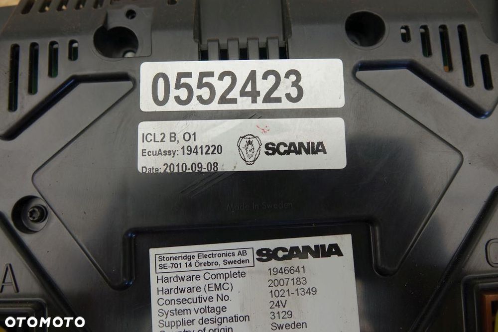 LICZNIK ZEGARY EUROPA SCANIA F K 1946641, 2007183, 1021-1349 - 3