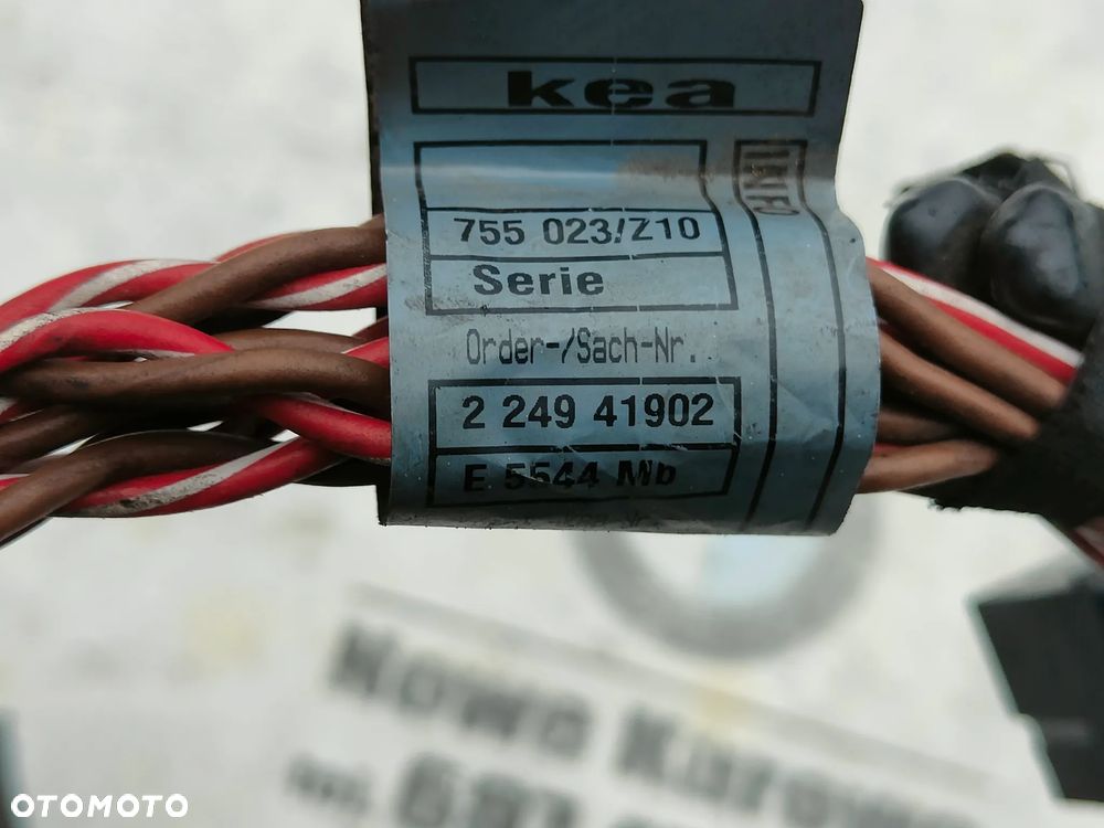 BMW E39 3.0d 2.5d Wiązka instalacja wtryskiwaczy 2249418 2249419 - 8
