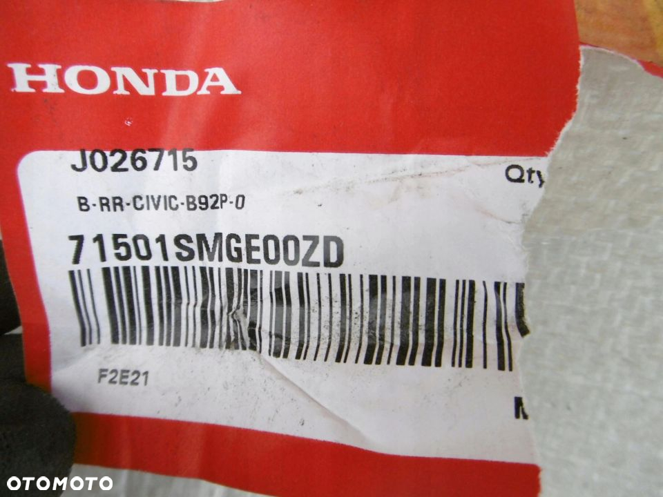 HONDA CIVIC 5D 06-11 ZDERzak tył nowy b92p-0 tylny - 8