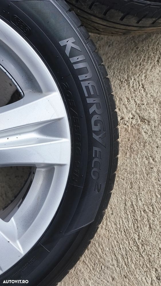 Set jante BMW style 222 dedicate e81/87 7j16et44 cu anvelope vara 205/55/15 - 7